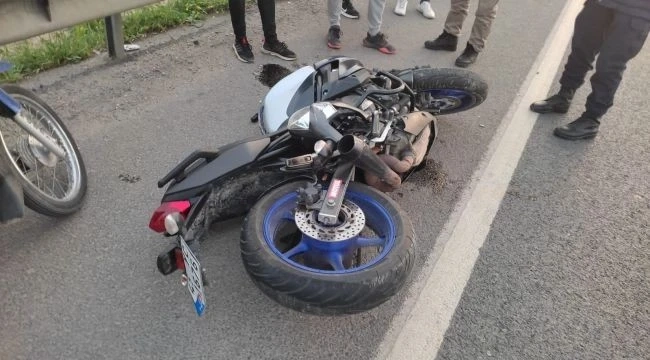 Motosikletli genç kaza kurbanı
