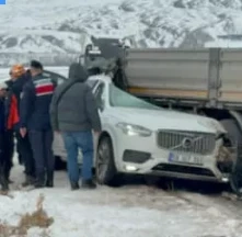 Gaziantep'te TAG Otoyolu'nda TIR alev aldı!