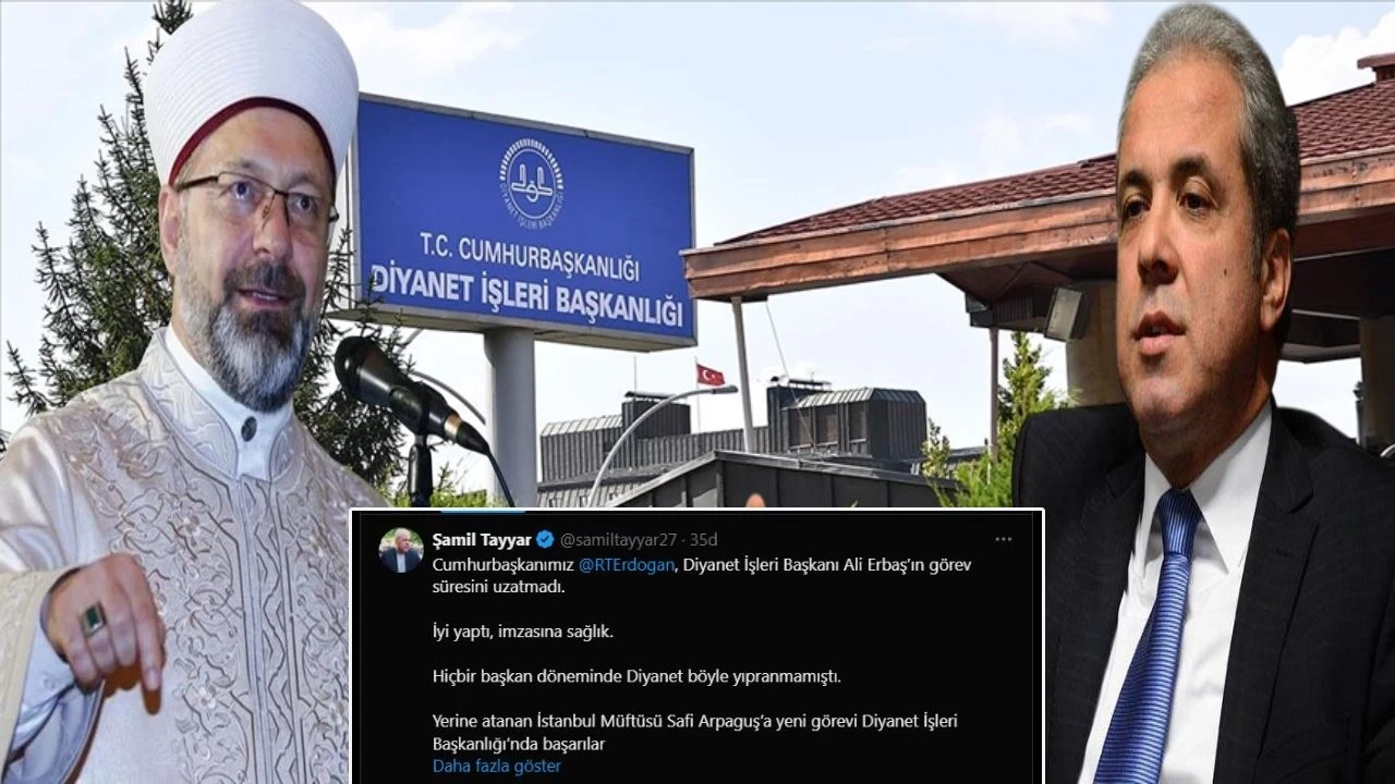 Şamil Tayyar’dan Ali Erbaş ile ilgili flaş yorum!