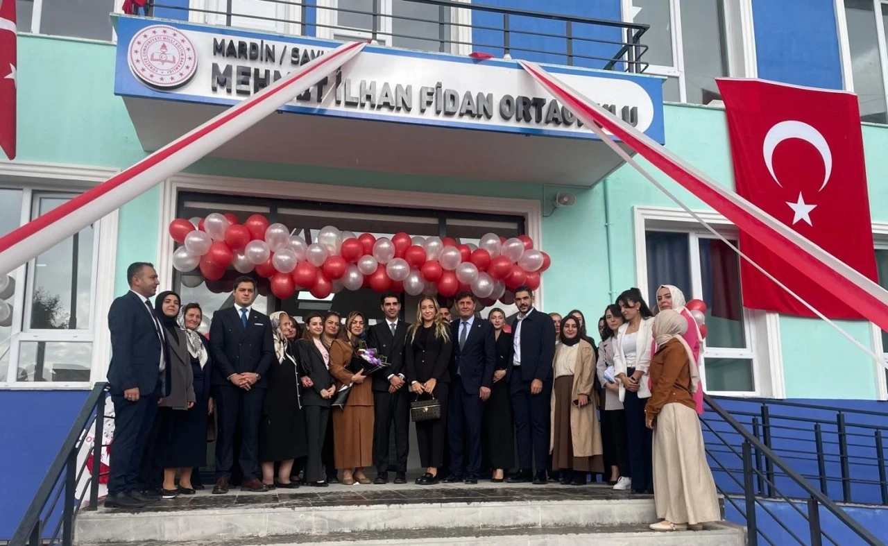 Savur’da Mehmet İlhan Fidan adına ortaokul açılışı yapıldı