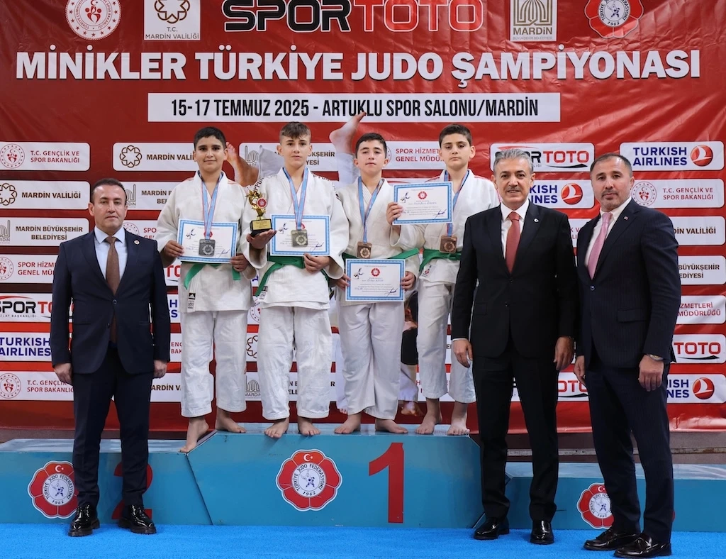 Spor Toto Türkiye Minikler Judo Şampiyonası Mardin’de Başladı