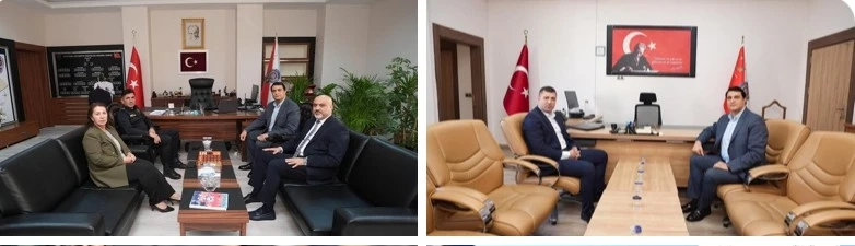 Umut Yılmaz’dan İlçe Emniyet Müdürlüklerine Ziyaret