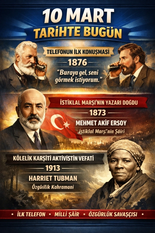 10 Mart &ndash; Tarihte Bug&uuml;n