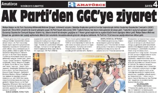 AMATÖRCE GAZETESİ 475 SAYI 4. SAYFA