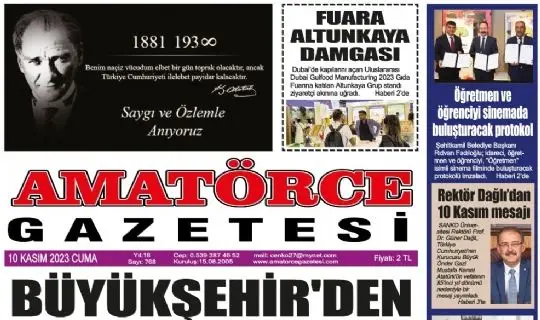 Amatörce Gazetesi 768.Sayı 1.Sayfa