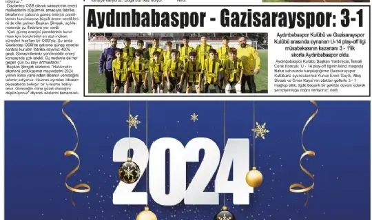 Amatörce Gazetesi 773.Sayı 3.Sayfa