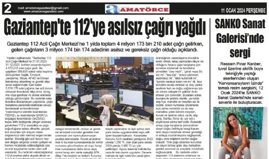 Amatörce Gazetesi 775.Sayı 2.Sayfa