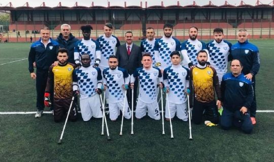ŞAHİNBEY AMPUTE YENİ SAHASINDA 