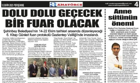Amatörce Gazetesi 764.Sayı 4.Sayfa