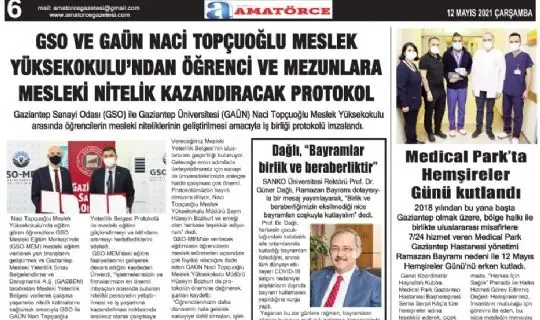 Amatörce Gazetesi 6.Sayfa