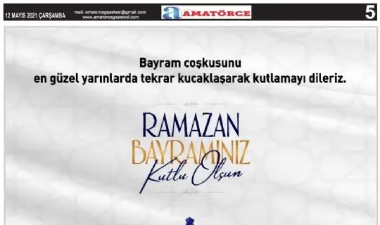 Amatörce Gazetesi 5.Sayfa