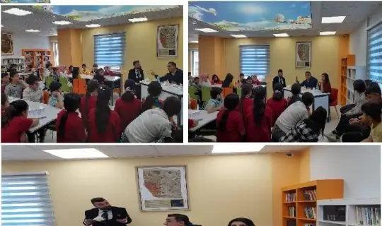 Şehit Servet Tomak Ortaokulu, Orhan Uslu&acute;yu Ağırladı