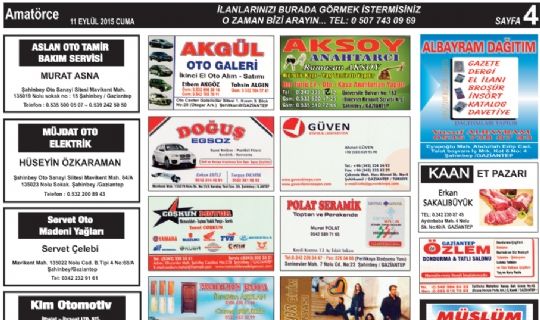 AMATÖRCE GAZETESİ 470 SAYI 4.SAYFA 