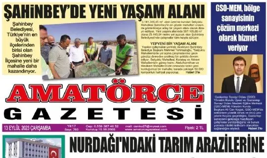 Amatörce Gazetesi 760.Sayı 1.Sayfa