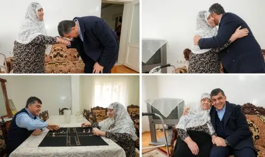 FADILOĞLU, 75 YAŞINDAKİ FAZİLET İNCEMAN İLE PEÇİÇ OYNADI
