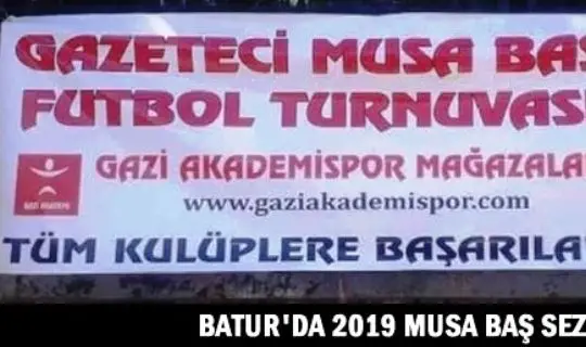 MUSA BAŞ FUTBOL LİGİ DEVAM EDİYOR