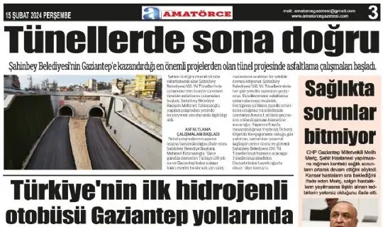Amatörce Gazetesi 780.Sayı 3.Sayfa