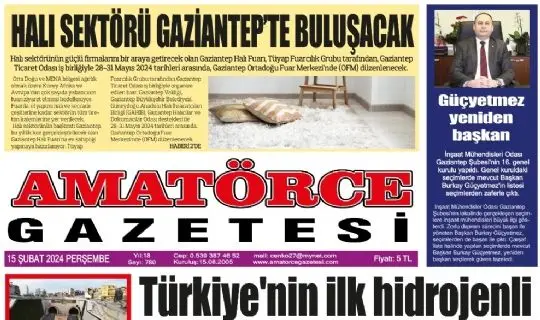 Amatörce Gazetesi 780.Sayı 1.Sayfa