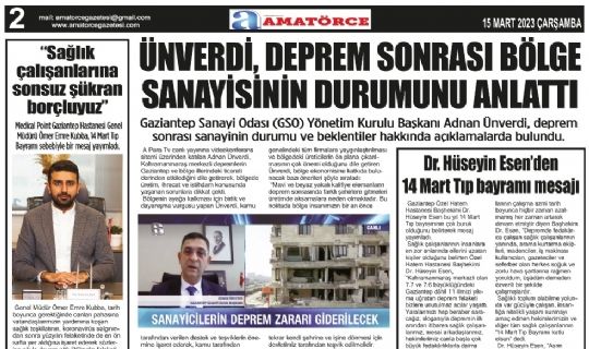 Amatörce Gazetesi 745.Sayı 2.Sayfa