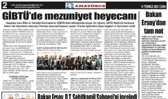 Amatörce Gazetesi 753.Sayı 2.Sayfa