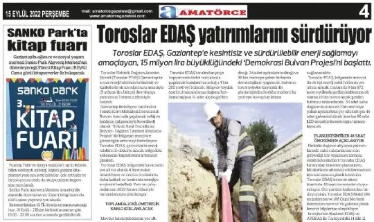 Amatörce Gazetesi 729.Sayı 4.Sayfa