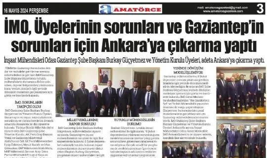 Amatörce Gazetesi 793.Sayı 3.Sayfa