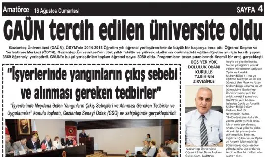 AMAT&Ouml;RCE GAZETESİ 4. SAYFA