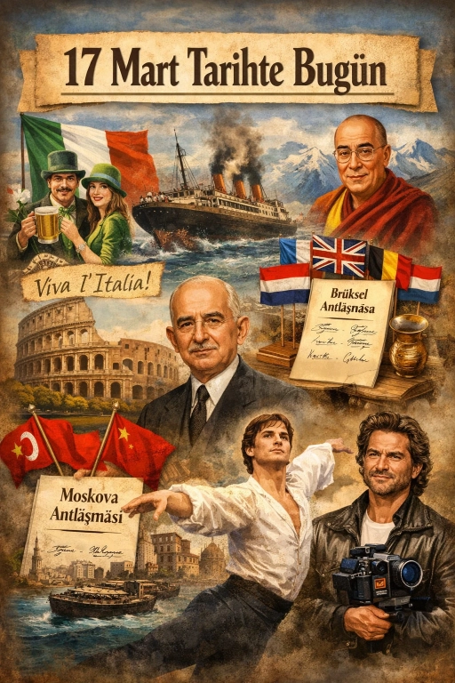 17 Mart Tarihte Bug&uuml;n: D&uuml;nya ve T&uuml;rkiye&rsquo;de &Ouml;ne &Ccedil;ıkan Gelişmeler