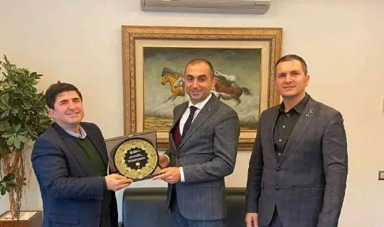 CAHİDE’den OSB Başkanı Şimşek ve Bölge Müdürü Özcan’a teşekkür