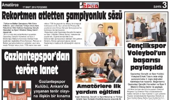 AMAT&Ouml;RCE GAZETESİ 497 SAYI 3. SAYFA