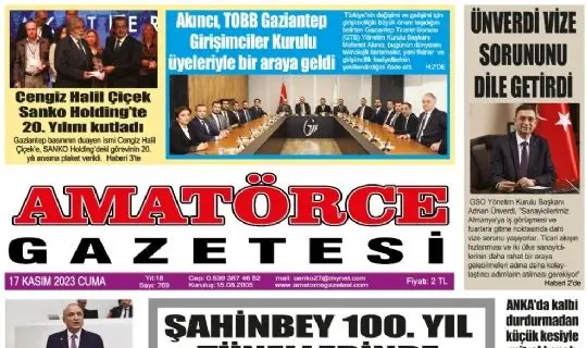Amat&ouml;rce Gazetesi 769.Sayı 1.Sayfa