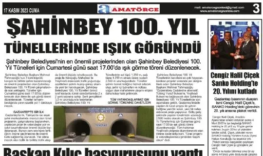 Amat&ouml;rce Gazetesi 769.Sayı 3.Sayfa