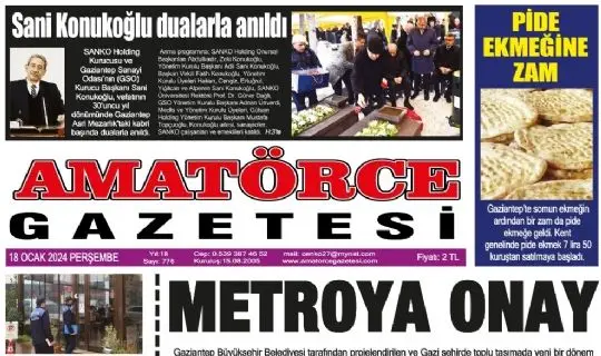 Amat&ouml;rce Gazetesi 776.Sayı 1.Sayfa