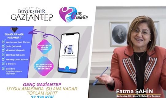 BAŞKAN ŞAHİN GENÇ GAZİANTEP UYGULAMASI HAKKINDA KONUŞTU