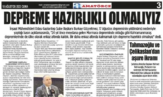 Amat&ouml;rce Gazetesi 757.Sayı 3.Sayfa