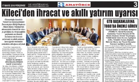 AMAT&Ouml;RCE GAZETESİ 606 SAYI 3. SAYFA