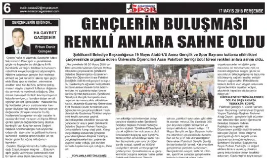 AMAT&Ouml;RCE GAZETESİ 606 SAYI 6. SAYFA