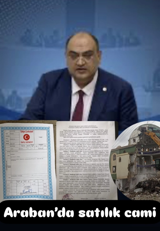 200 Bin TL’ye Satılık Camii!” – Araban Belediyesi’nin Tartışmalı Satış Kararına Gürban’dan tepki.