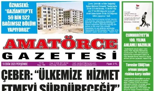 Amat&ouml;rce Gazetesi 765.Sayı 1.Sayfa