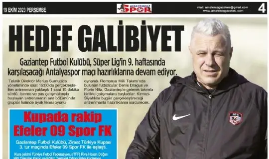 Amat&ouml;rce Gazetesi 765.Sayı 4.Sayfa