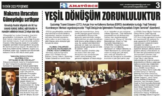Amat&ouml;rce Gazetesi 765.Sayı 3.Sayfa
