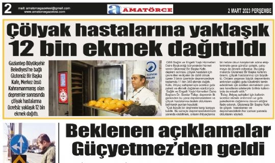 Amatörce Gazetesi 744.Sayı 2.Sayfa