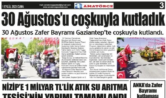 Amat&ouml;rce Gazetesi 759.Sayı 3.Sayfa