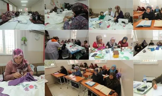 KADINLARA, DEPREMİN OLUMSUZ ETKİLERİNİ UNUTTURAN KURSLAR