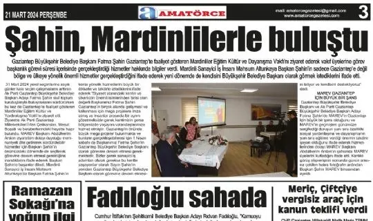 Amat&ouml;rce Gazetesi 785.Sayı 3.Sayfa