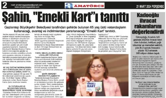 Amat&ouml;rce Gazetesi 785.Sayı 2.Sayfa