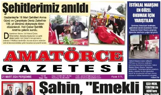 Amat&ouml;rce Gazetesi 785.Sayı 1.Sayfa