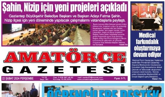 Amatörce Gazetesi 781.Sayı 1.Sayfa