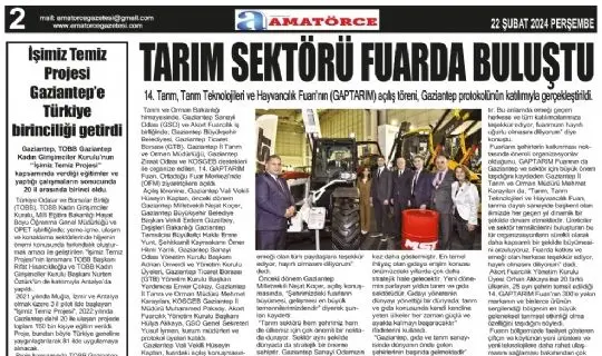 Amatörce Gazetesi 781.Sayı 2.Sayfa