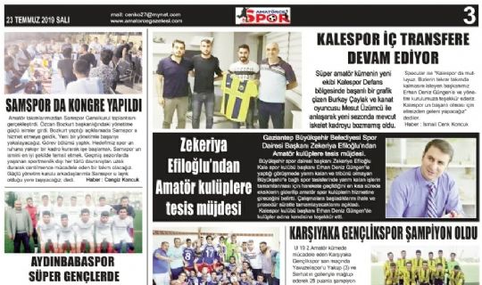 Amatörce Gazetesi 659.Sayı 3.Sayfa